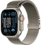 Apple Watch Ultra 2 - Smartwatch - 49mm - Titanium - Milanees bandje S