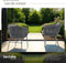 Tectake Valeiras - Tuinstoelen - Set van 2 - Rope Design - Donkergrijs (2 stuks)