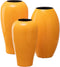 Vaas 21,5 x 21,5 x 36 cm Keramisch Geel
