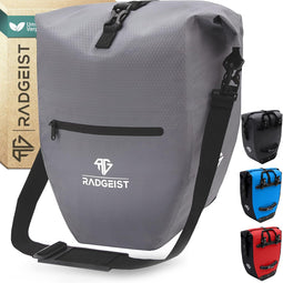 RADGEIST fietstas voor fietsdrager - fietstas voor fietsdrager - fietstas waterdicht & schoudertas -