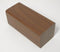 Wekker Block - Donker Hout fineer, Wit LED - 16x7,2x7cm
