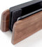 Balolo laptop houder verticaal - Verticale Standaard voor Bureau - Walnotenhout