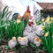 Farmwood Tuinbeeld Haan | 25 x 13 x 30 cm Bruin