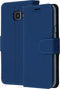 Accezz Galaxy A3 (2016) - Wallet Softcase Bookcase - 3 Pashouders - Donkerblauw