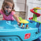 Step2 Fiesta Cruise Boot Watertafel - Met Deksel en 10 accessoires - Waterspeelgoed voor kind - Activiteitentafel met water voor de tuin / buiten