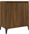 vidaXL - Dressoir - 60x35x70 - cm - bewerkt - hout - bruin - eikenkleur