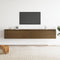 vidaXL - Wandkasten - 2 - st - 100x30x35 - cm - massief - grenenhout - honingbruin