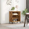 vidaXL - Dressoir - 57x35x75 - cm - bewerkt - hout - oud - houtkleurig