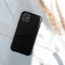 Selencia Hoesje Geschikt voor iPhone 11 Hoesje Met Pasjeshouder - Selencia Vayu Vegan Lederen Backcover - Zwart