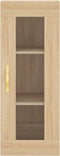 vidaXL - Hangkast - 34,5x34x90 - cm - sonoma - eikenkleurig