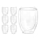 Waterglas Vivalto OCT-DG2061 Transparant Borosilicaatglas 326 ml (6 Stuks)