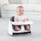 Ingenuity Baby Base 2-in-1 - Kinderstoel en Stoelverhoger - Inclusief blad en 3-punts gordel - Grijs