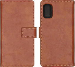 iMoshion Hoesje Geschikt voor Samsung Galaxy A41 Hoesje Met Pasjeshouder - iMoshion Luxe Bookcase - Bruin