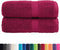 vidaXL - Gastendoekjes - SOLUND - 2 - st - 600 - g/m² - 30x50 - cm - bordeauxrood
