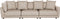 SIGTUNA - Hoekbank - Beige - Universeel - Polyester