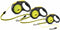 Flexi New Classic Koord - Hondenriem - Neon Band - XS - 3 m (<8 kg)