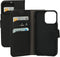 Mobiparts iPhone 13 Pro - Wallet Case - Saffiano motief - Zwart
