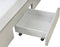SOUTRIN - Tweepersoonsbed met opbergruimte - Beige - 180 x 200 cm - Stof