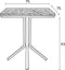 Housecraft Living Maze Countertafel - Vierkant - Zwart