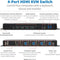 Tripp Lite B005-HUA4 KVM-switch Zwart
