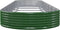 vidaXL - Plantenbak - 600x140x36 - cm - gepoedercoat - staal - groen
