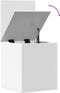 vidaXL - Opbergbox - 40x42x46 - cm - bewerkt - hout - wit