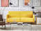 SENJA - Slaapbank 3-zits - Geel - Fluweel