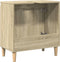 vidaXL - Wastafelkast - 58x33x60 - cm - bewerkt - hout - sonoma - eikenkleurig