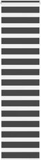 vidaXL - Zebra - rolgordijn - 55x230 - cm - stofbreedte - 50,9 - cm - zwart