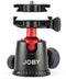 Joby BallHead 5K - Statiefkop - Draagvermogen 5 kg - Zwart met rode accenten
