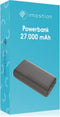 iMoshion® Powerbank 27000 mAh - Snellader & batterij-indicator - Geschikt voor o.a. iPhone & Samsung - 18 Watt - USB A, USB C & Micro USB - Zwart