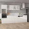 vidaXL - Vaatwasserpaneel - 59,5x3x67 - cm - spaanplaat - hoogglans - wit
