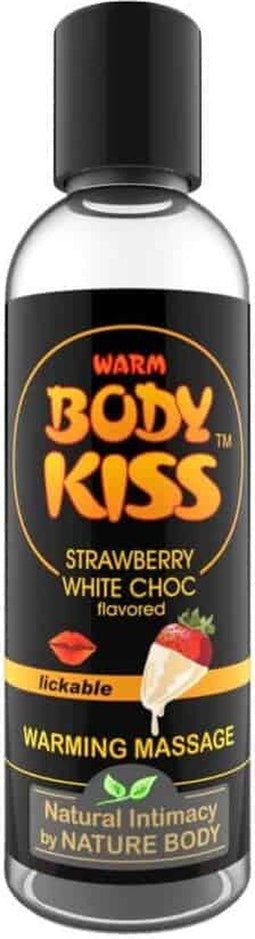NATURE BODY - BODY KISS HOT STRAWBERRY WITH WHITE CHOCOLATE 100ML