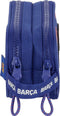 Pennenetui met 2 vakken F.C. Barcelona Rood Marineblauw 21 x 8 x 6 cm
