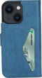 Mobiparts iPhone 13 - Classic Wallet Case - Ruimte voor pasjes - Steel Blue