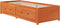 vidaXL - Slaapbank - zonder - matras - 90x200 - cm - massief - grenenhout - wasbruin