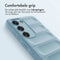 iMoshion Hoesje Geschikt voor Samsung Galaxy S23 Hoesje Siliconen - iMoshion EasyGrip Backcover - Lichtblauw