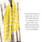 The One Towelling Hamam Sultan - Hamamdoek 100 x 180 cm - 100% katoen - Geel/Wit