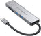 Conceptronic DONN02G - USB Hub - 4 poorten HDMI USB-C USB 3.2 - Aluminium