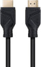 NANOCABLE 10.15.8300 - HDMI kabel - 0,5 m 48 Gbit/s Dynamic HDR 3D - Zwart