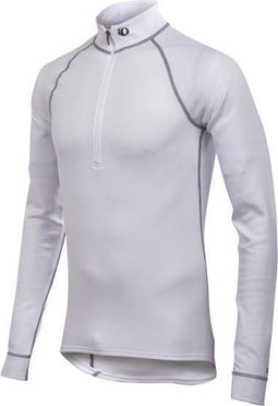 Pearl Izumi Thermal Zip-neck Baselayer - Lange Mouw - Heren - Wit