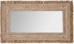 Atmosphera Celia spiegel gevlochten 78x45cm