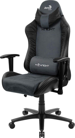 Aerocool KNIGHT AeroSuede Universele gamestoel Zwart, Blauw