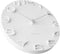 Wandklok On The Edge - Wit met chromen wijzers - Ø42cm