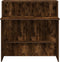 vidaXL - Receptiebalie - 100x50x103,5 - cm - bewerkt - hout - gerookt - eikenkleurig
