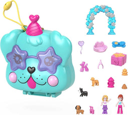 Polly Pocket Hondenfeestje koffer - Speelfigurenset