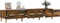 vidaXL - Tv-meubel - 150x34,5x30 - cm - bewerkt - hout - gerookt - eikenkleurig