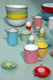 CABANAZ - eierdop, keramiek, EGG CUP, rood