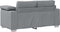 vidaXL - Loveseat - - - Lichtgrijs - - - 120 - cm - - - Stof