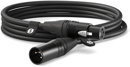 Røde XLR3M - Microfoonkabel - Professionele XLR3-F OP XLR3-M - Zwart (3 m)